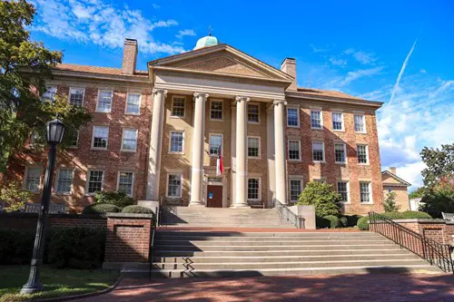 The South Building on the campus of the University of North Carolina Chapel Hill