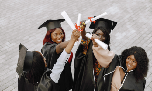 Graduates Celebrating